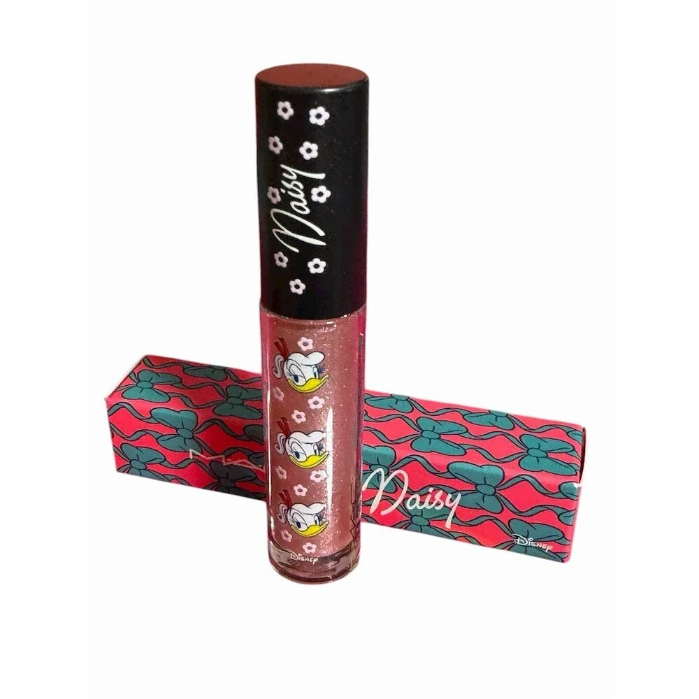 MAC x Disney Daisy Duck Lipglass Glitter Shimmer Lip Gloss OUT ON THE TOWN